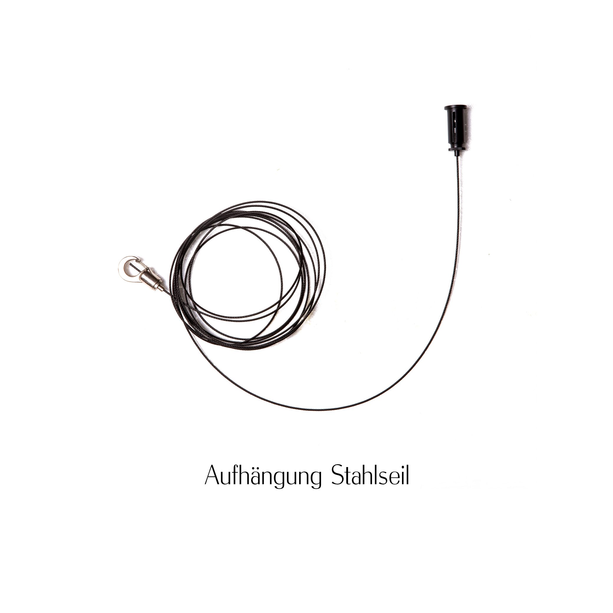 Aufhaengung Stahlseil