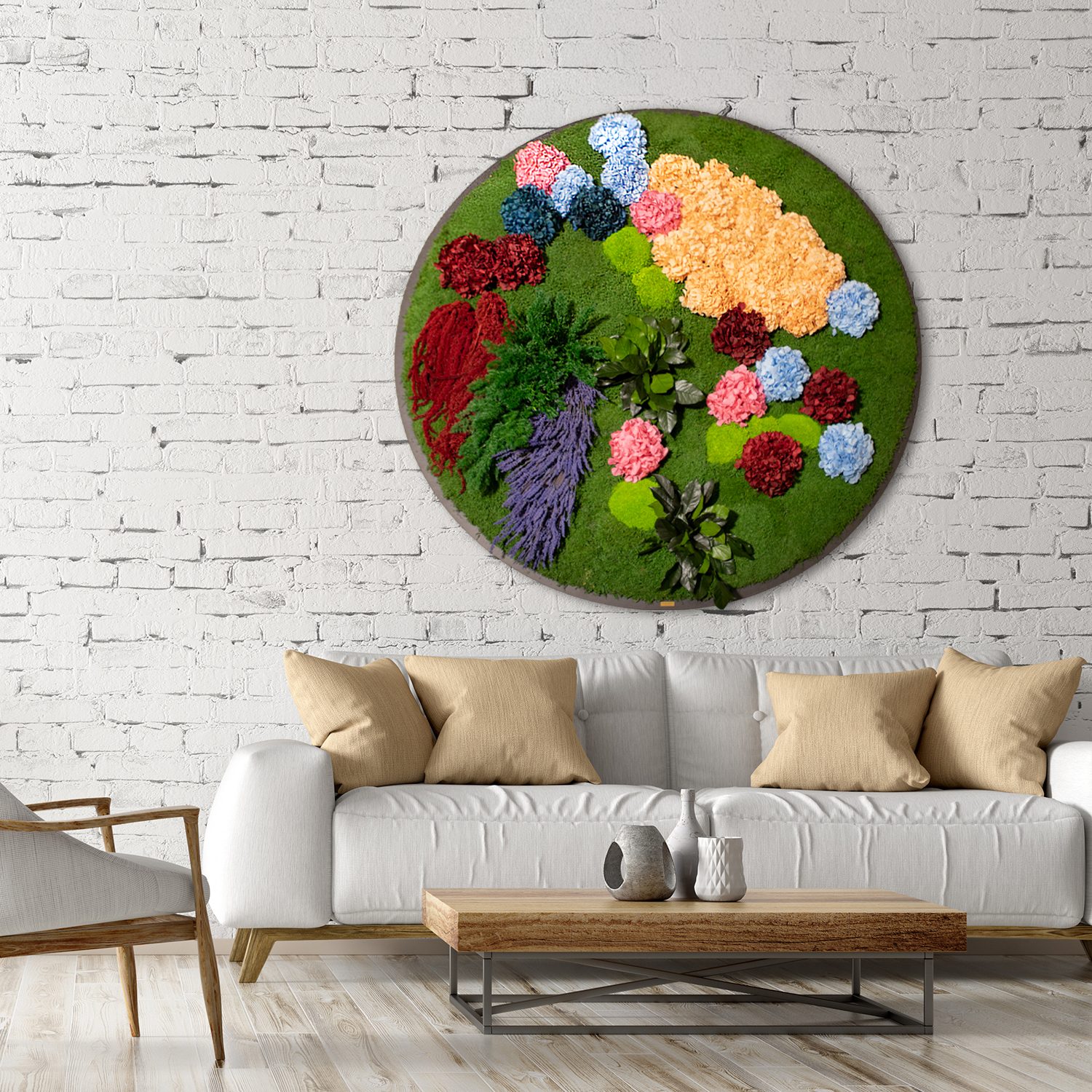 Moosbild Spring Hydrangea