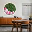 Moosbild mit Ballenmoos, Hortensien & LED-Beleuchtung