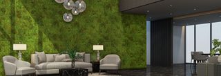 Wildmoospaneel an der Wand montiert